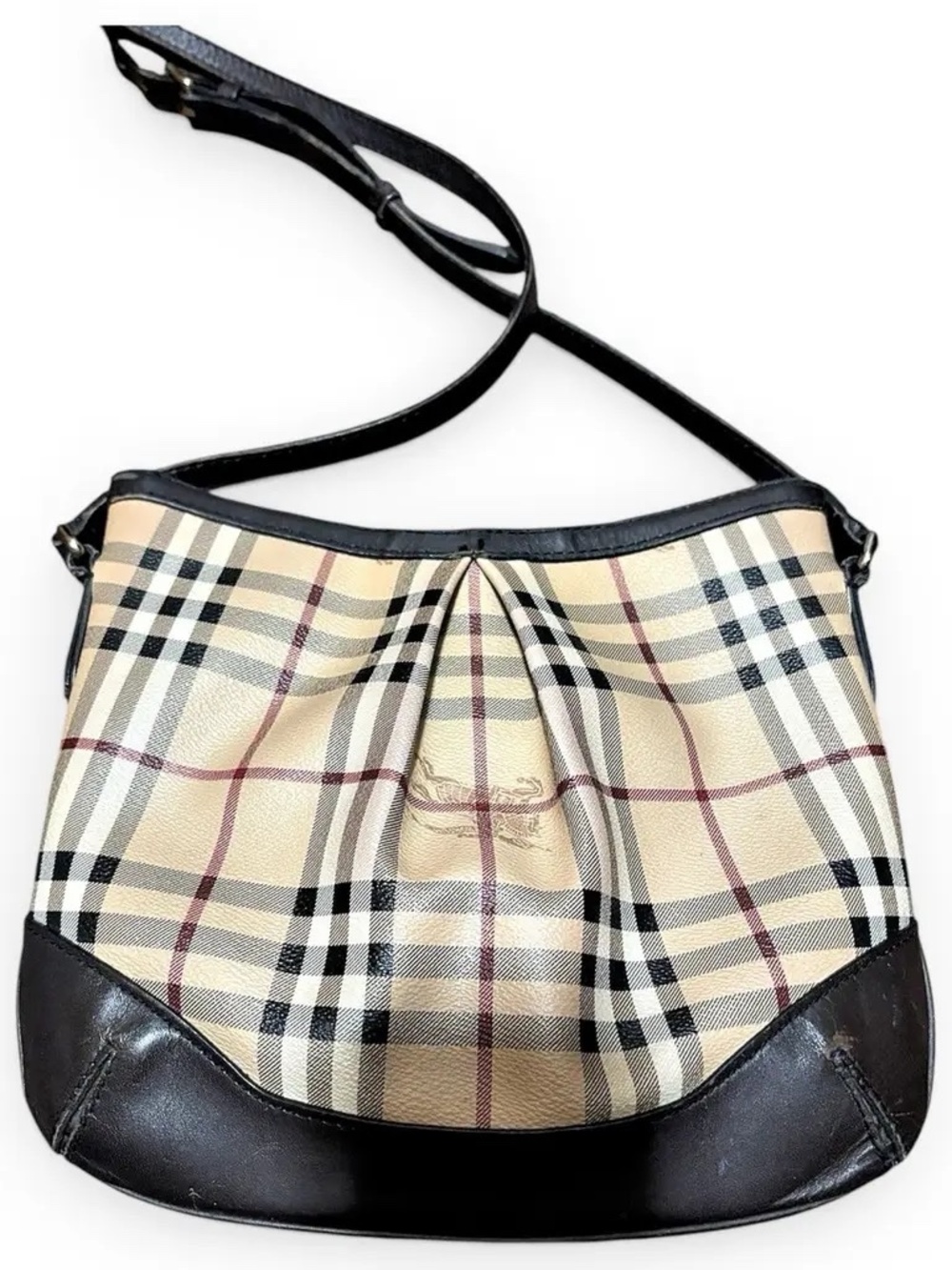 Burberry Haymarket Check Coated Canvas Hartham Crossbody
